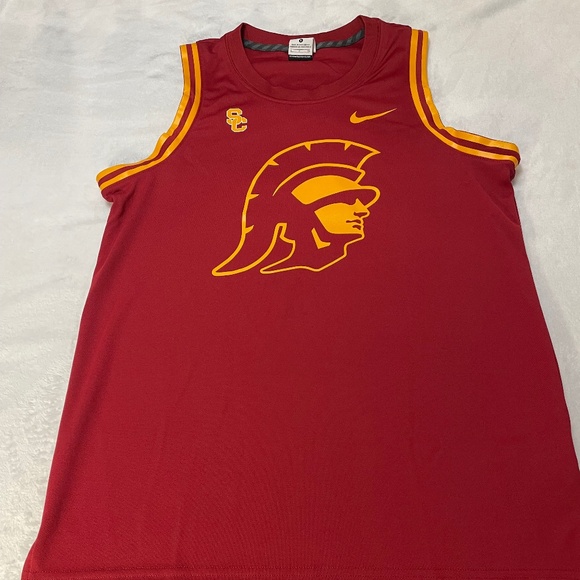 USC Tommy Trojans Jersey Number 0  Nike Size Small Sleeveless - Picture 2 of 9